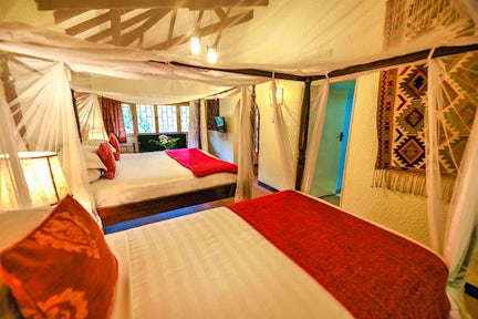 Triple room in The Boma Hotel Entebbe.